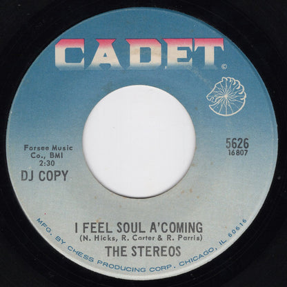 The Stereos : I Can't Stop These Tears (7", Promo)
