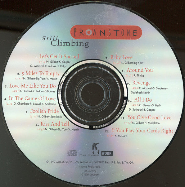 Brownstone : Still Climbing (CD, Album)