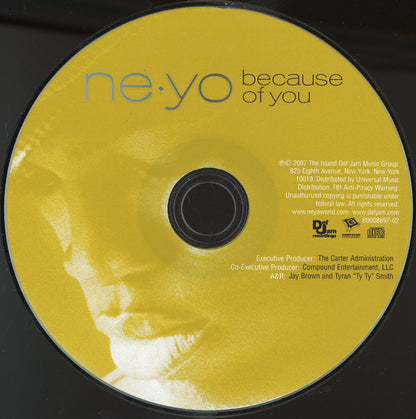 Ne-Yo : Because Of You (CD, Album)