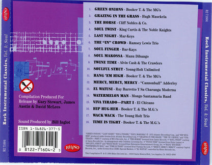 Various : Rock Instrumental Classics, Vol 4: Soul (CD, Comp, RE, RM)