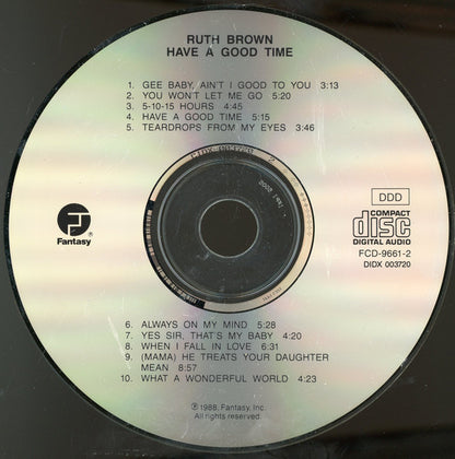 Ruth Brown : Have A Good Time (CD, Album)