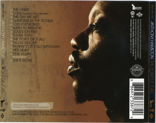 Anthony Hamilton : The Point Of It All (CD, Album)