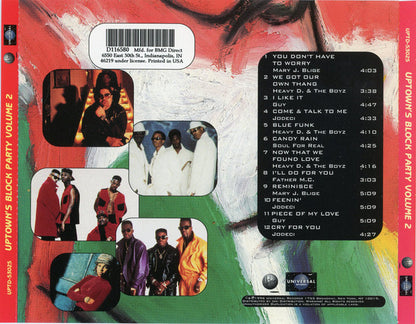 Various : Uptown Records Block Party Volume 2 (CD, Comp, Club, BMG)