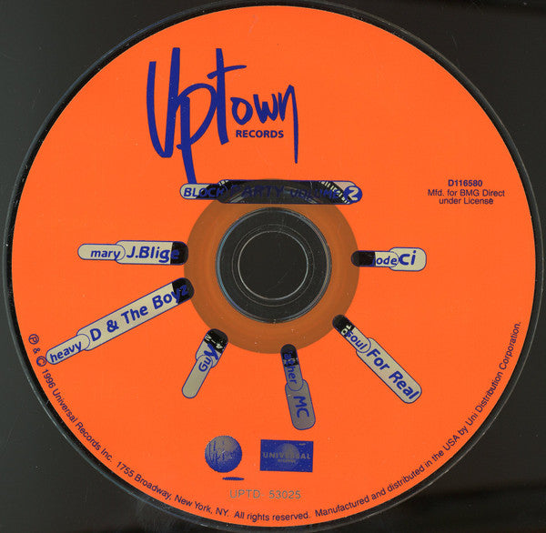 Various : Uptown Records Block Party Volume 2 (CD, Comp, Club, BMG)