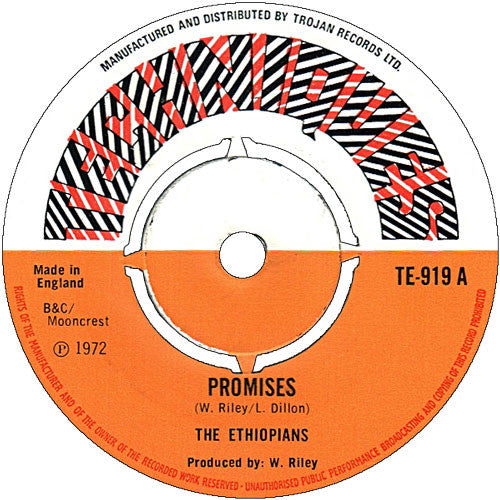 The Ethiopians : Promises (7")