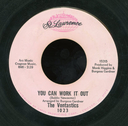 The Vontastics : You Can Work It Out / Never Let Your Love Grow Cold (7")