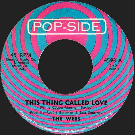 The Webs : This Thing Called Love  (7", Single)