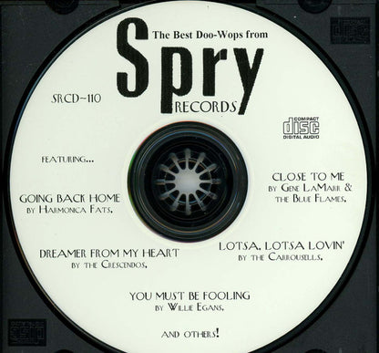 Various : The Best Doo-Wops From Spry Records (CDr, Comp)