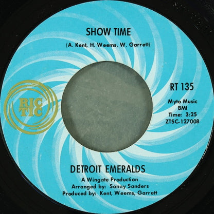 Detroit Emeralds : Show Time (7", Single, Mono, Styrene, Pit)
