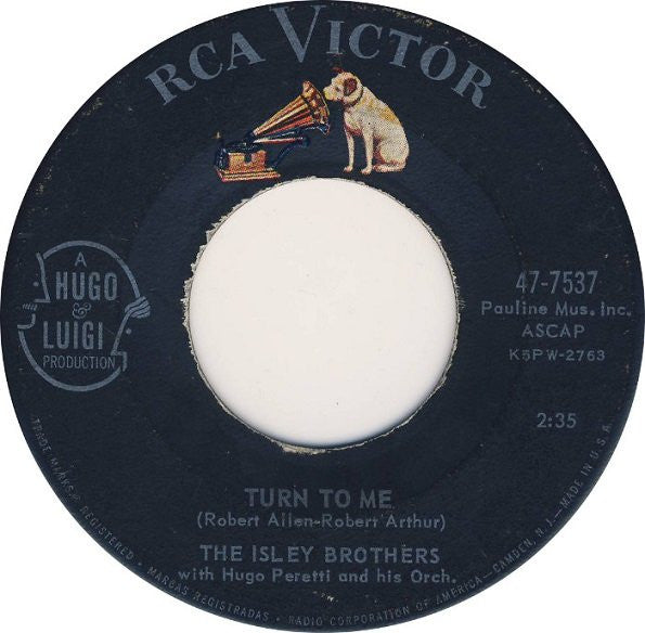 The Isley Brothers : Turn To Me (7")