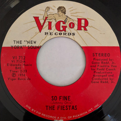 The Fiestas : So Fine (7", Styrene)