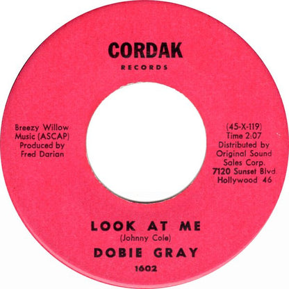 Dobie Gray : Look At Me  (7")