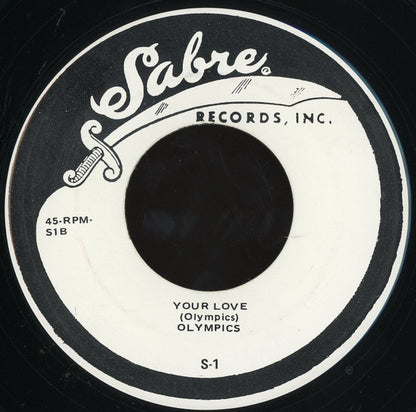 Jimmy Ancrum & The Cavaliers / The Olympics : The Magic Age Of Sixteen / Your Love (7", Unofficial)