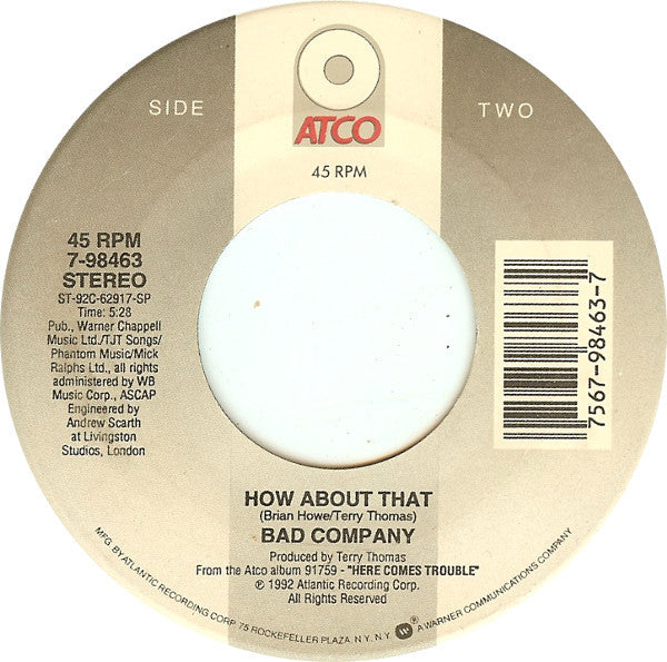 Bad Company (3) : This Could Be The One (7", Spe)