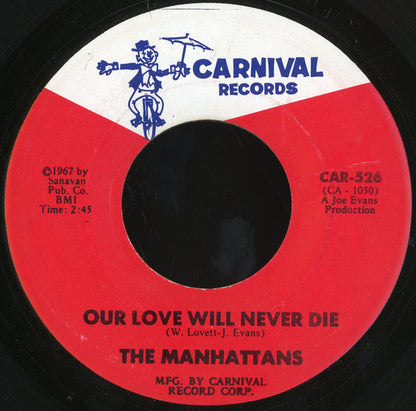 Manhattans : All I Need Is Your Love / Our Love Will Never Die (7")