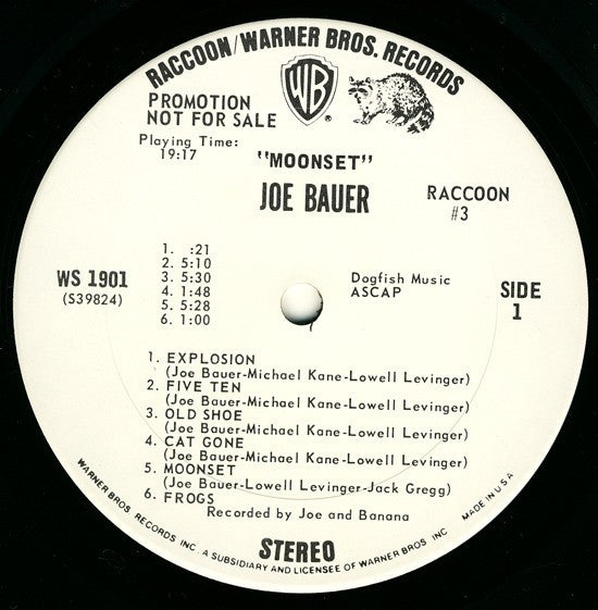 Joe Bauer : Moonset (LP, Album, Promo)