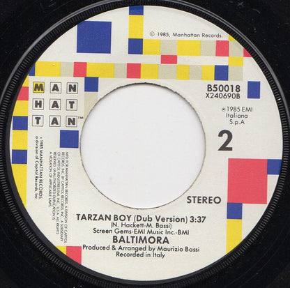 Baltimora : Tarzan Boy (7", Jac)
