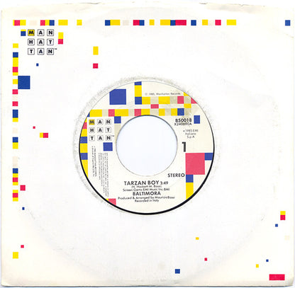 Baltimora : Tarzan Boy (7", Jac)