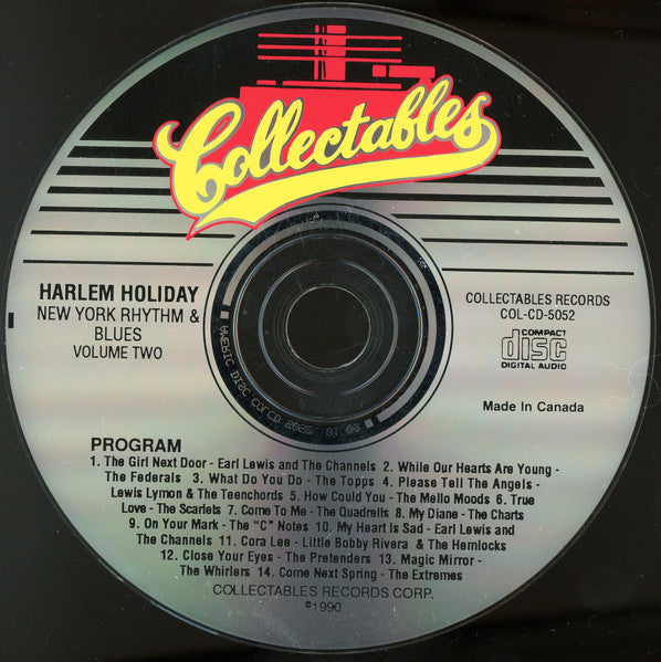 Various : Harlem Holiday -  New York Rhythm & Blues - Volume Two (CD, Comp)