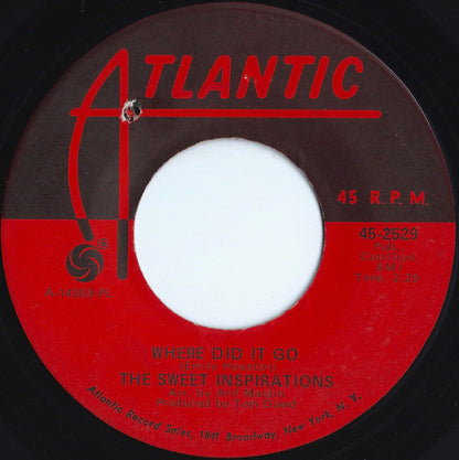 The Sweet Inspirations : To Love Somebody / Where Did It Go (7", Single, Pla)