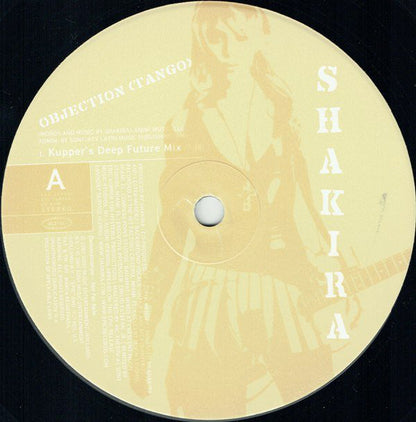 Shakira : Objection (Tango) Remixes By Eric Kupper  (12", Single, Promo)