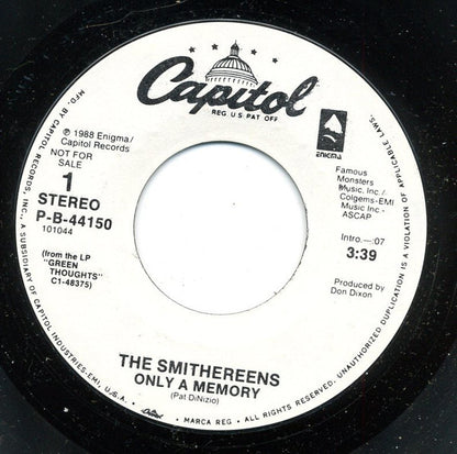 The Smithereens : Only A Memory (7", Promo)