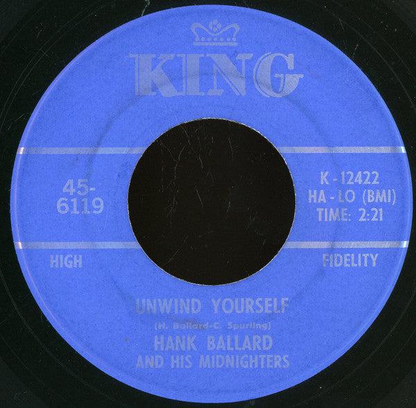 Hank Ballard & The Midnighters : You're In Real Good Hands / Unwind Yourself (7", Single)