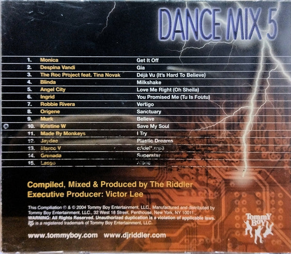 Riddler (7) : Dance Mix 5 (CD, Comp, Mixed)