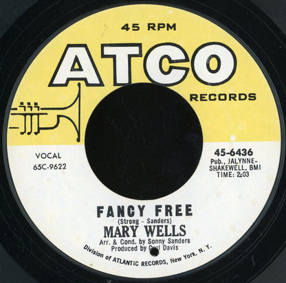 Mary Wells : Fancy Free (7", Styrene, Bes)