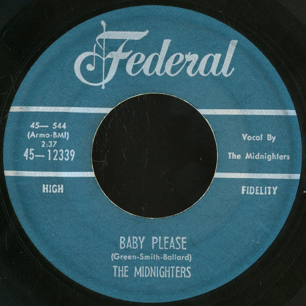 The Midnighters : Baby Please (7")