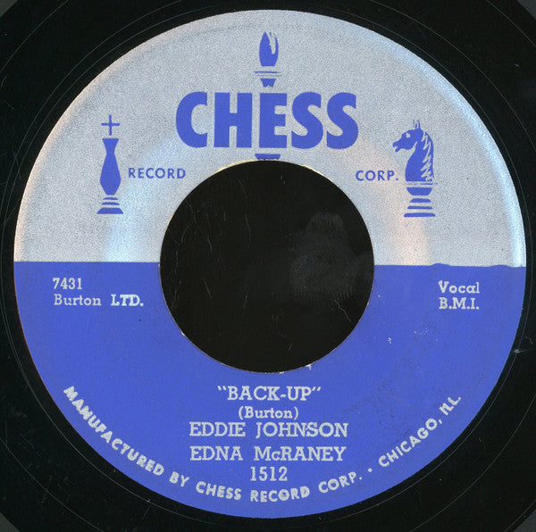 Eddie Johnson And His Orchestra / Eddie Johnson Featuring Edna McRaney : This Love Of Mine / Back-Up (7")