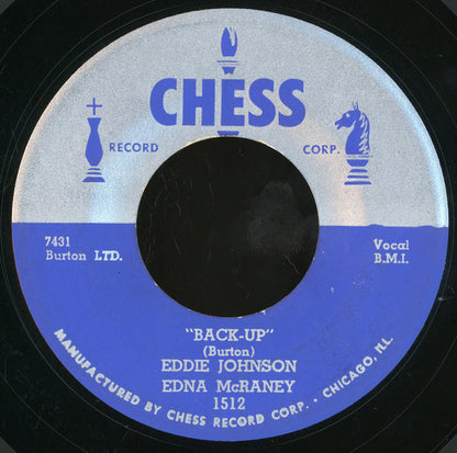 Eddie Johnson And His Orchestra / Eddie Johnson Featuring Edna McRaney : This Love Of Mine / Back-Up (7")