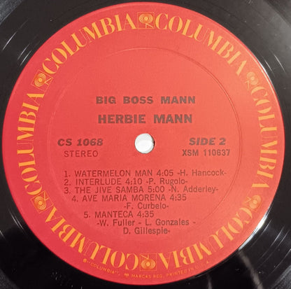 Herbie Mann : Big Boss Mann (LP, Album, RE, Pit)