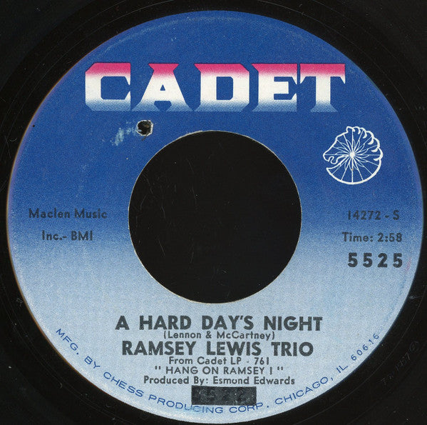 The Ramsey Lewis Trio : A Hard Day's Night / All My Love Belongs To You (7")