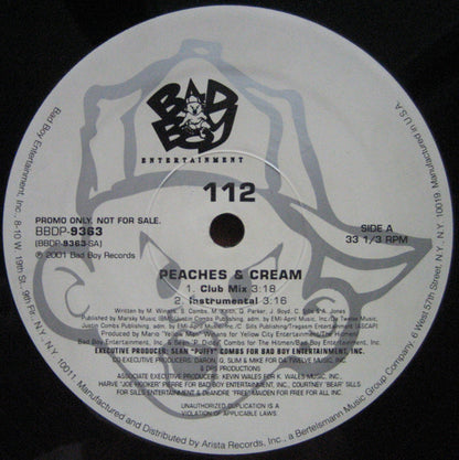 112 : Peaches & Cream (12", Promo)