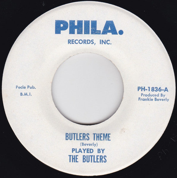 Frankie Beverly And The Butlers : Butlers Theme (7", Single)