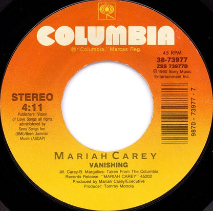Mariah Carey : Emotions (7", Single, Styrene, Car)