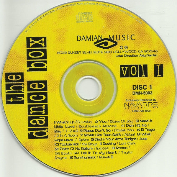 Various : The Dance Box Vol. 1 (2xCD, Comp)