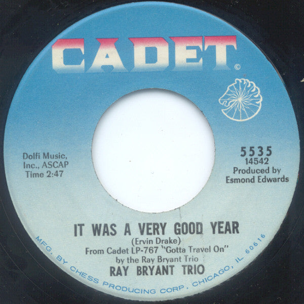 Ray Bryant Trio : Gotta Travel On (7")