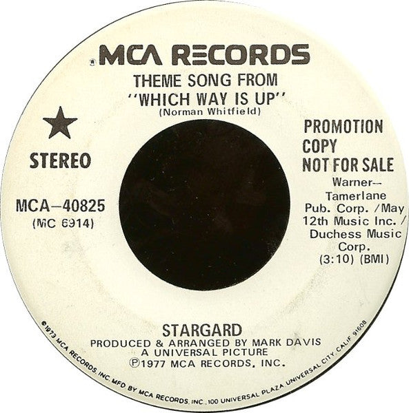 Stargard : Theme Song From "Which Way Is Up" / Disco Rufus (7", Promo)