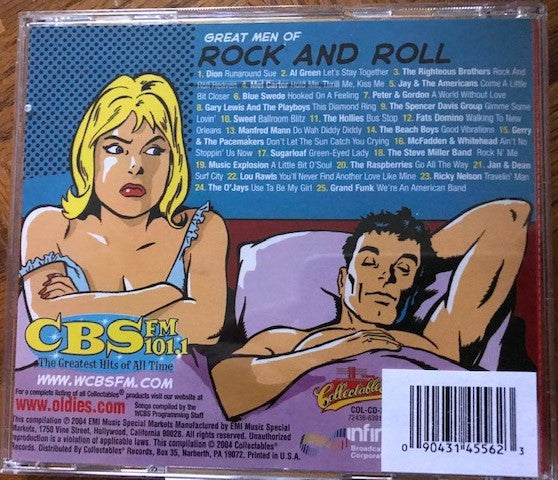 Various : CBS-FM 101.1 Great Men Of Rock And Roll (CD, Comp)