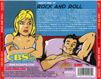 Various : CBS-FM 101.1 Great Men Of Rock And Roll (CD, Comp)