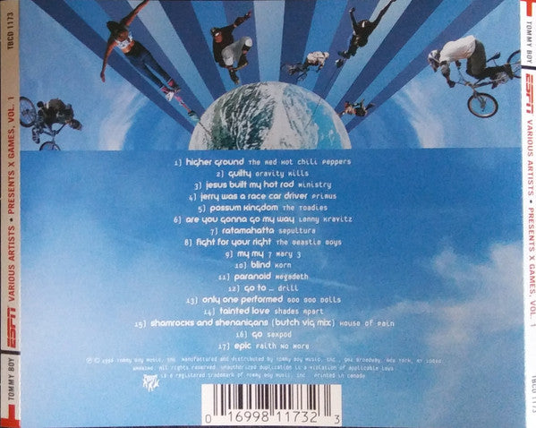 Various : ESPN Presents: X Games - Volume One: Music From The Edge (CD, Comp, SRC)