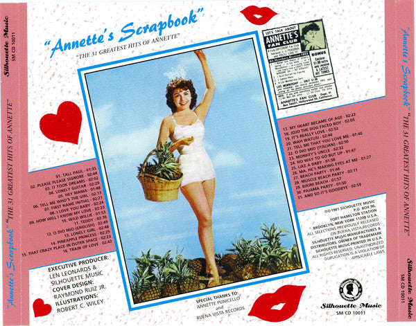 Annette (7) : Annette's Scrapbook (CD, Comp)