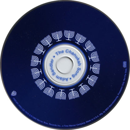 Adam Sandler : The Chanukah Song (CD, Promo)