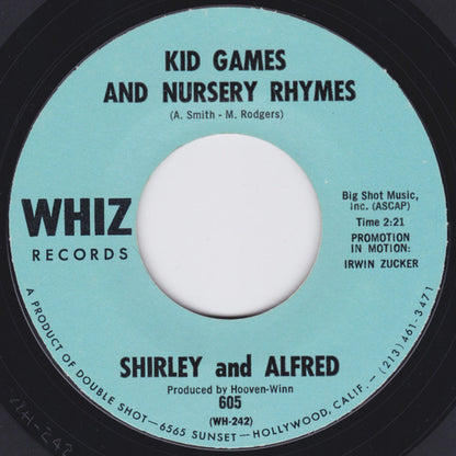 Shirley And Alfred : Kid Games And Nursery Rhymes (7", Styrene, All)