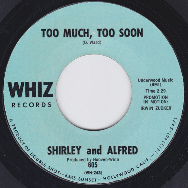 Shirley And Alfred : Kid Games And Nursery Rhymes (7", Styrene, All)