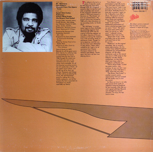 George Duke : The 1976 Solo Keyboard Album (LP, Album, Car)