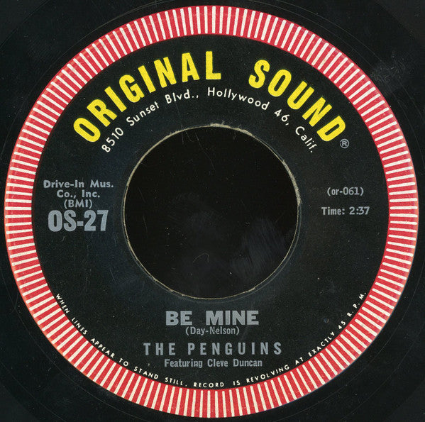 The Penguins Featuring Cleve Duncan : Memories Of El Monte (7")