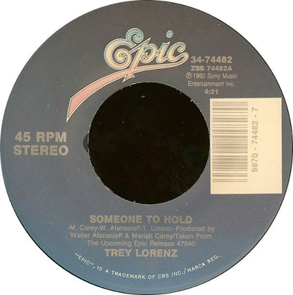 Trey Lorenz : Someone To Hold (7")